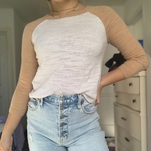 Baseball Tee Sweater